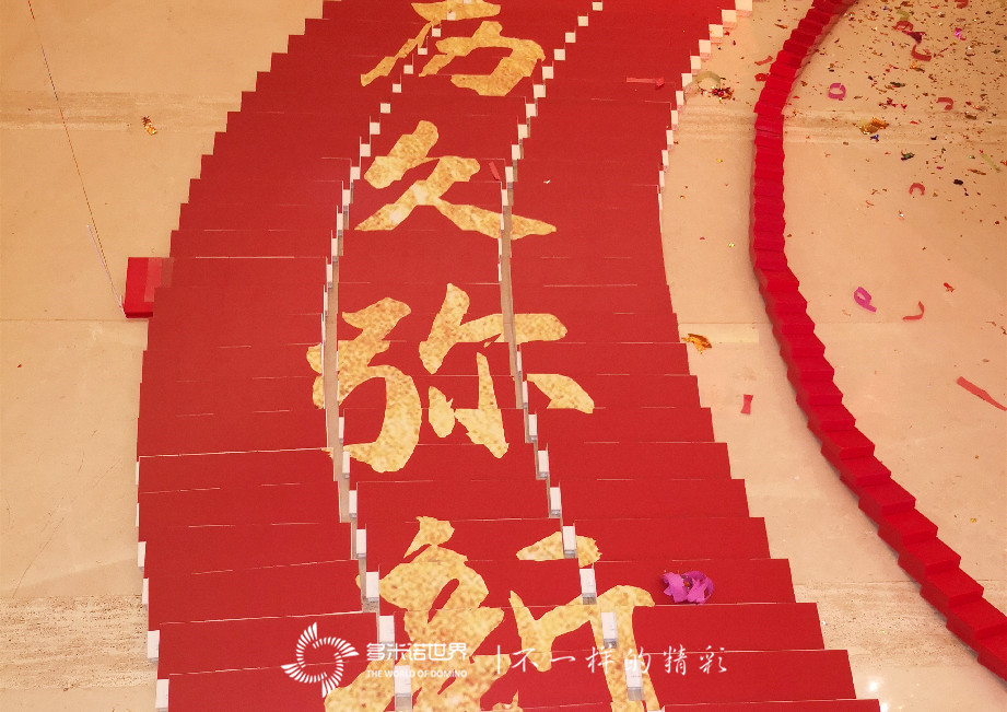 多米諾點(diǎn)亮萬(wàn)豪感恩夜